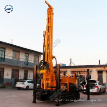 Crawler 500M depth capacity DTH drilling rig